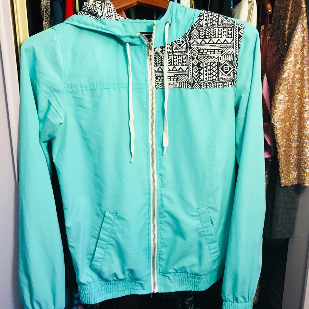 Empyre Roni Mint Tribal Windbreak Jacket